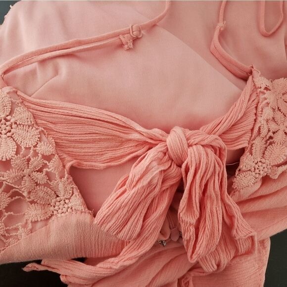 Altar'd State Sundress Peach Large - Picture 4 of 6